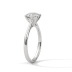 Round Cut Solitaire Lab Diamond Engagement Ring