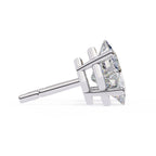 Princess cut Diamond Stud Earrings