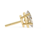 Princess cut Diamond Stud Earrings