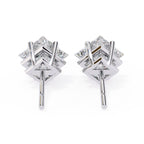 Princess cut Diamond Stud Earrings