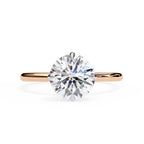 Round Cut Solitaire Diamond Engagement Ring