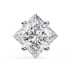 Princess cut Diamond Stud Earrings