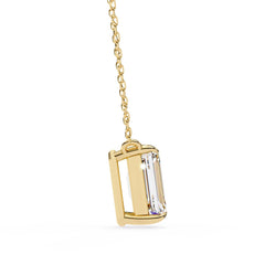 Elegant Emerald 4 Prong Pendant