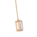 Elegant Emerald 4 Prong Pendant