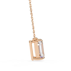 Elegant Emerald 4 Prong Pendant