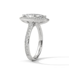 2 Carat Marquise Diamond Solitaire Accent Ring