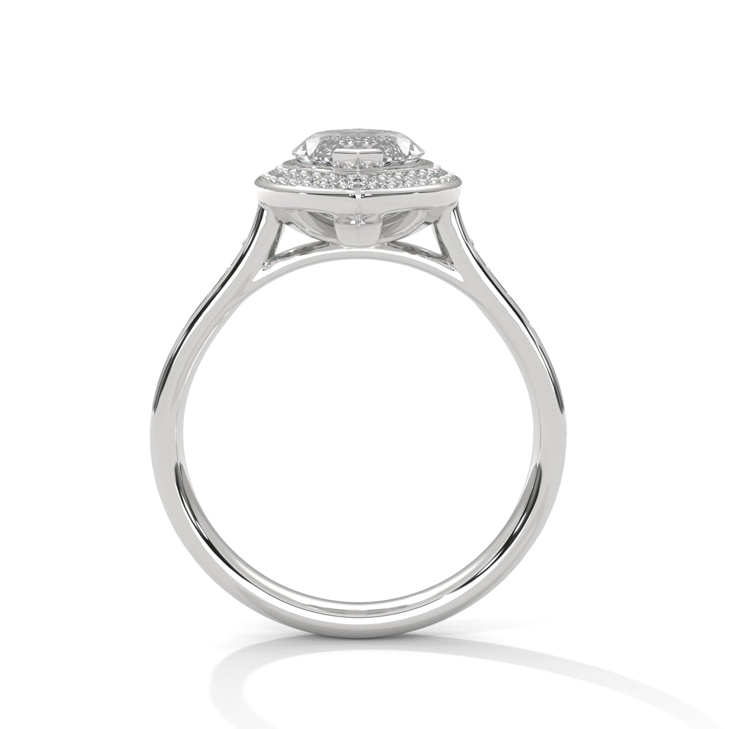 2 Carat Marquise Diamond Solitaire Accent Ring