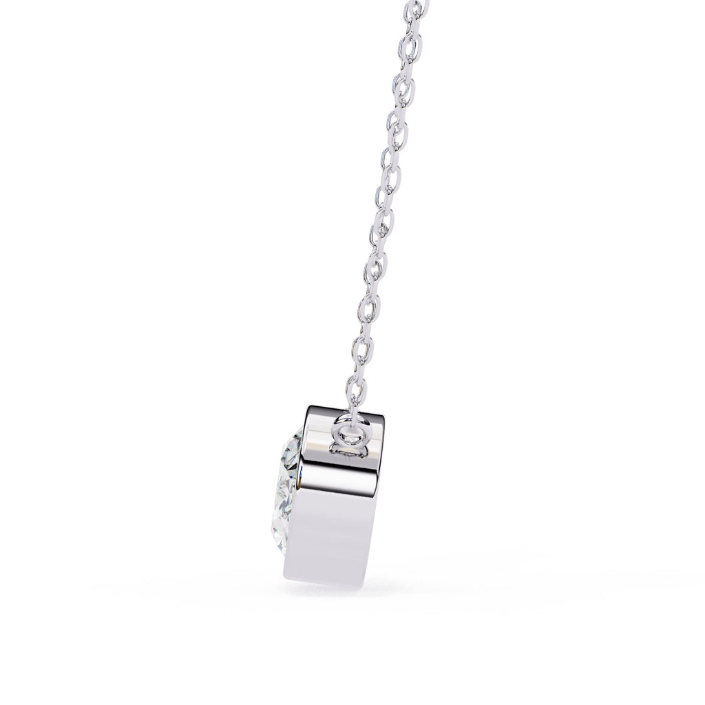 Chic Oval Bezel Pendant
