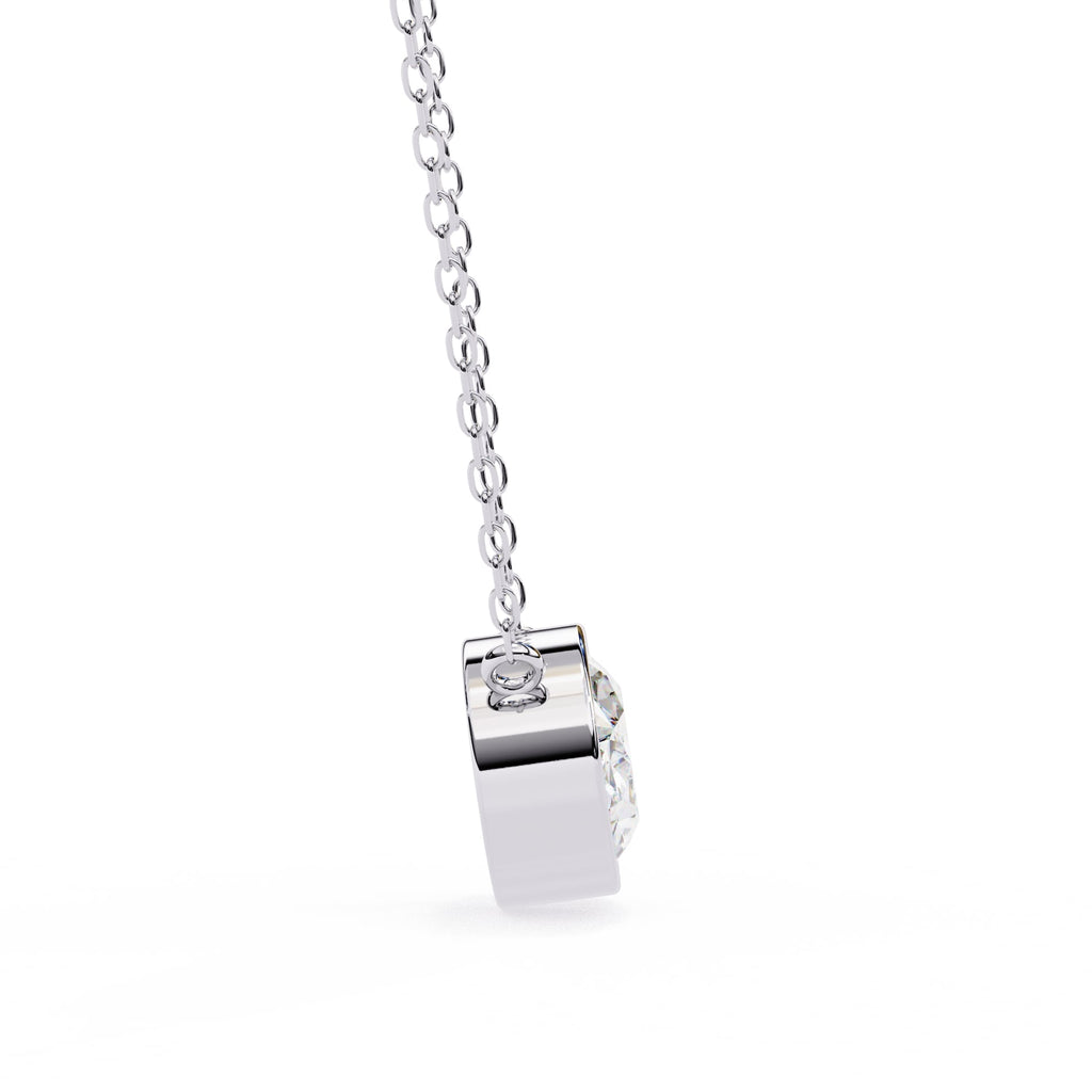 Chic Oval Bezel Pendant