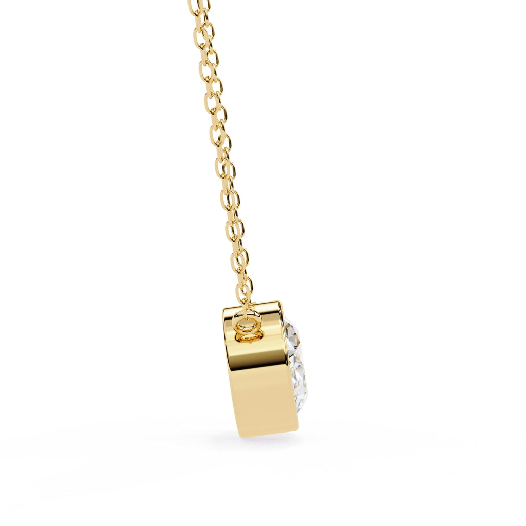 Chic Oval Bezel Pendant