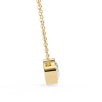 Chic Oval Bezel Pendant