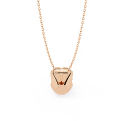 Sleek Round 4 Prong Pendant