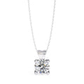 2.18 Carat  Prong Round Lab Diamond Pendant