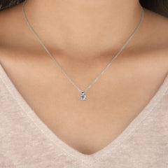 Sleek Round 4 Prong Pendant