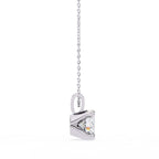 Sleek Round 4 Prong Pendant