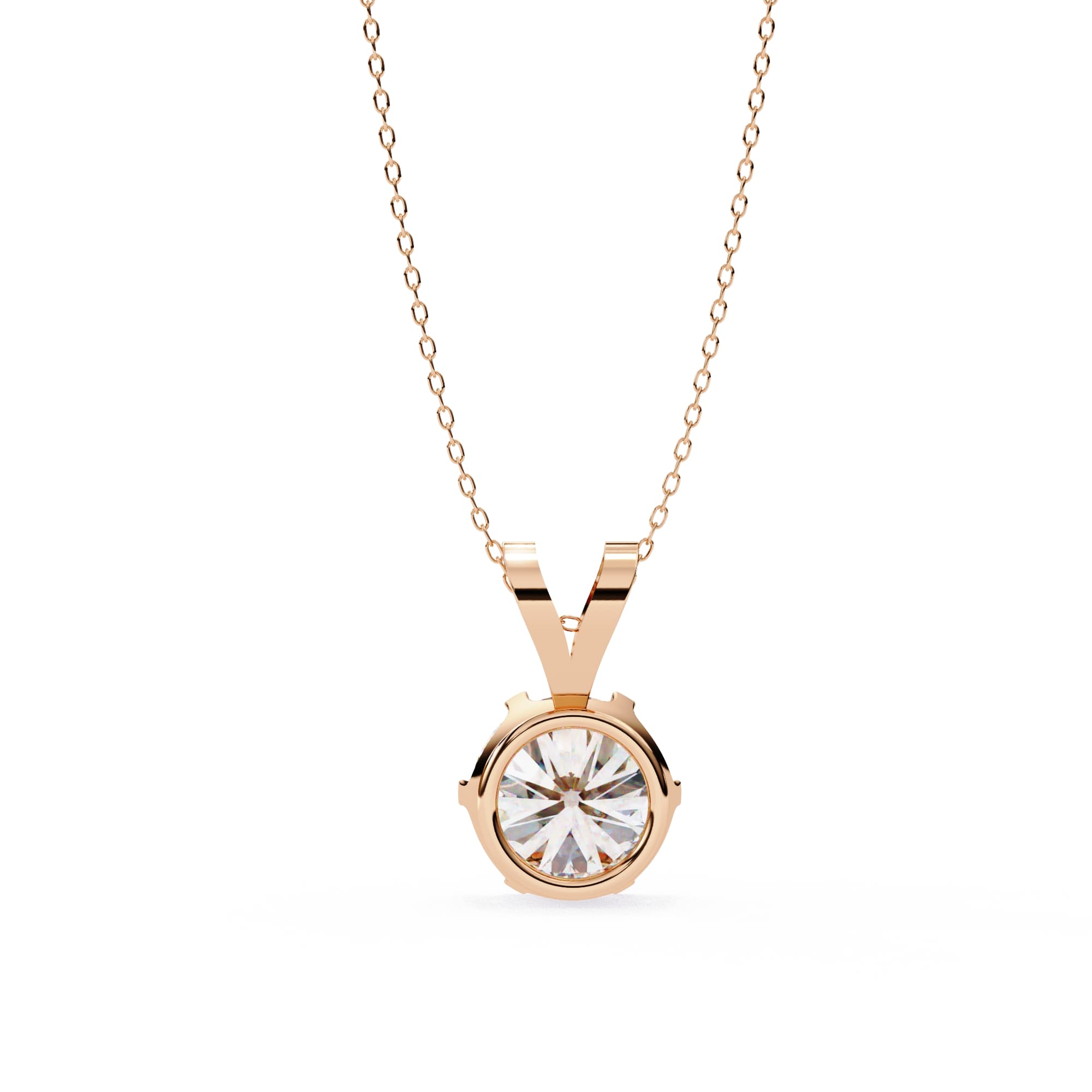 Chic Round 6 Prong Pendant