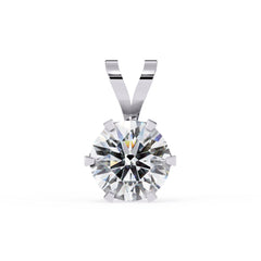 Chic Round 6 Prong Pendant
