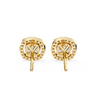  Round Brilliant Diamond Studs  6 Prong Crown Setting