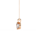 Stylish Round Half Bezel Pendant