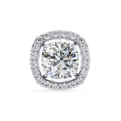  Round Brilliant Diamond Studs  6 Prong Crown Setting