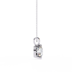 Stylish Round Half Bezel Pendant