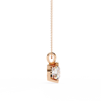 Stylish Round Half Bezel Pendant