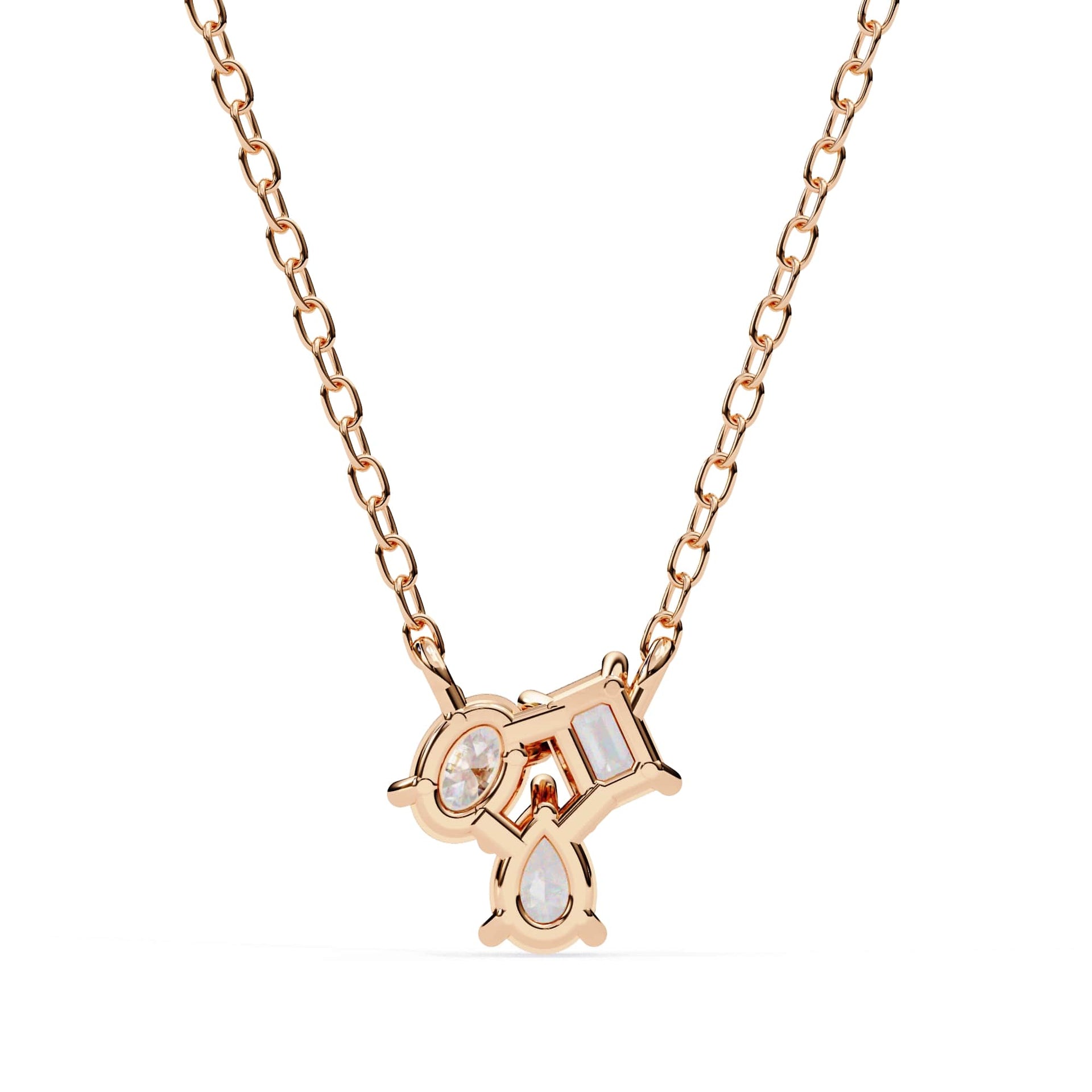 Dazzling Trio Lab Grown Diamond Pendant