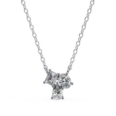 Dazzling Trio Diamond Pendant