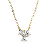 0.93 Carat Dazzling Trio Lab Grown Diamond Pendant Necklace