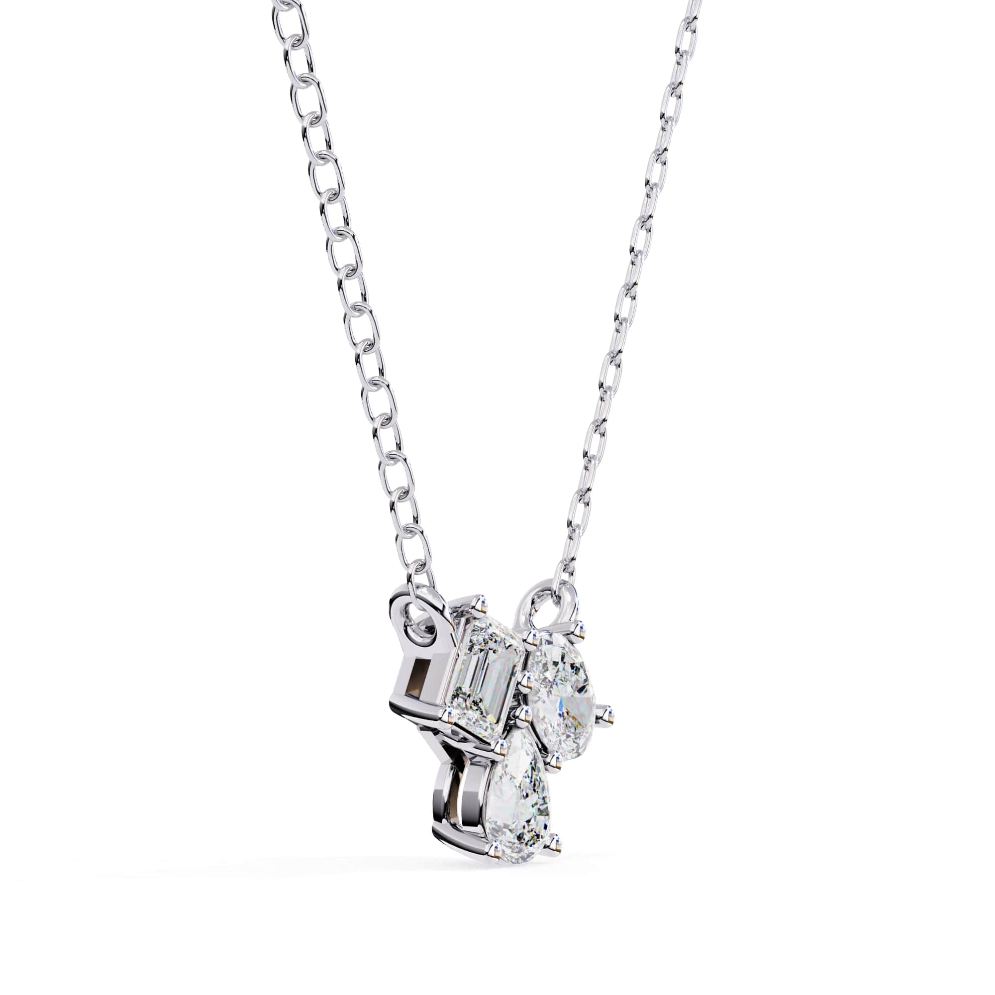 Dazzling Trio Diamond Pendant