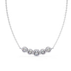 Round bezel setting pendant