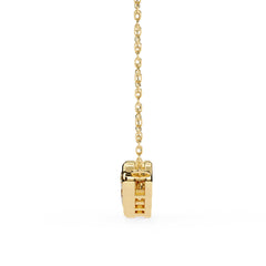 Round bezel setting pendant