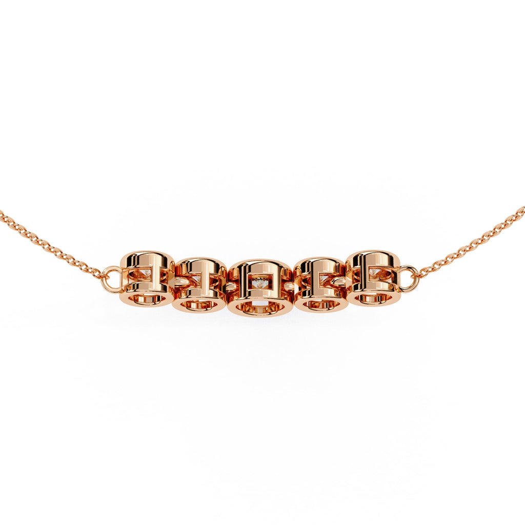 Round bezel setting pendant