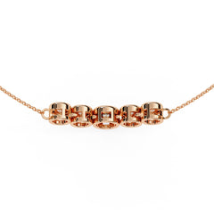 Round bezel setting pendant