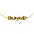 Round bezel setting pendant