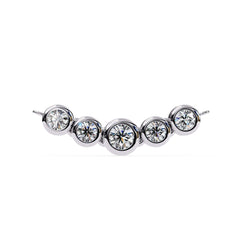 Round bezel setting pendant