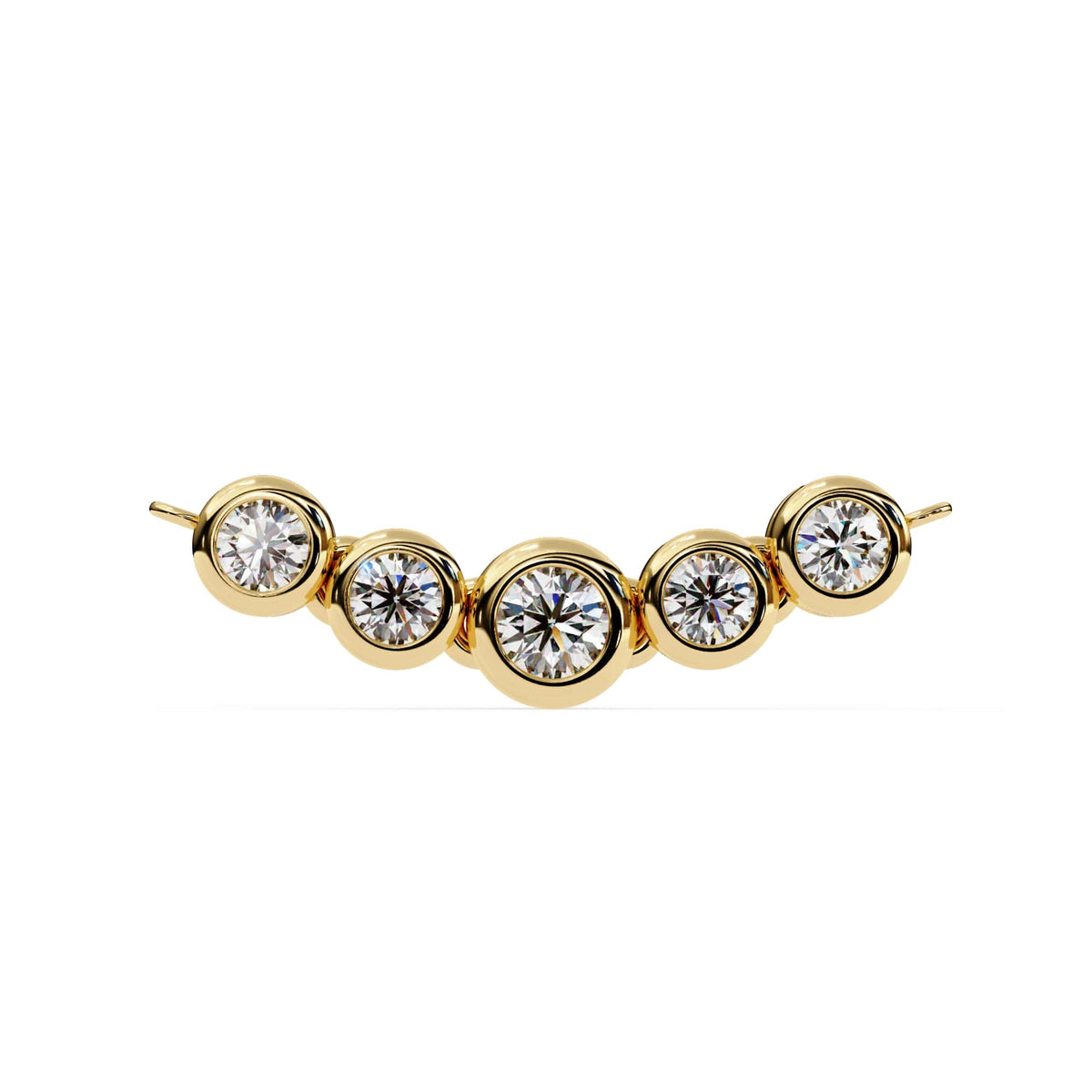Round bezel setting pendant