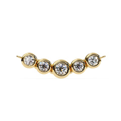Round bezel setting pendant