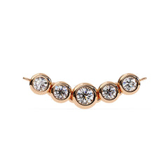 Round bezel setting pendant