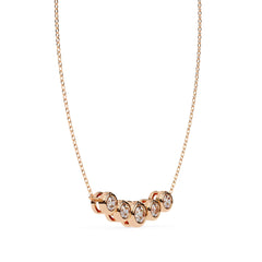 Round bezel setting pendant
