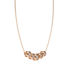 Round bezel setting pendant