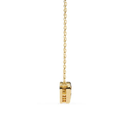 Round bezel setting pendant