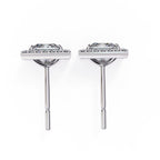 Princess Cut Lab Diamond Stud Earrings