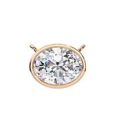 Chic Oval Bezel Pendant