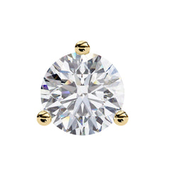 Round Diamond Stud Earrings