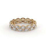 Multiple Marquise Lab Grown Diamond Wedding Band