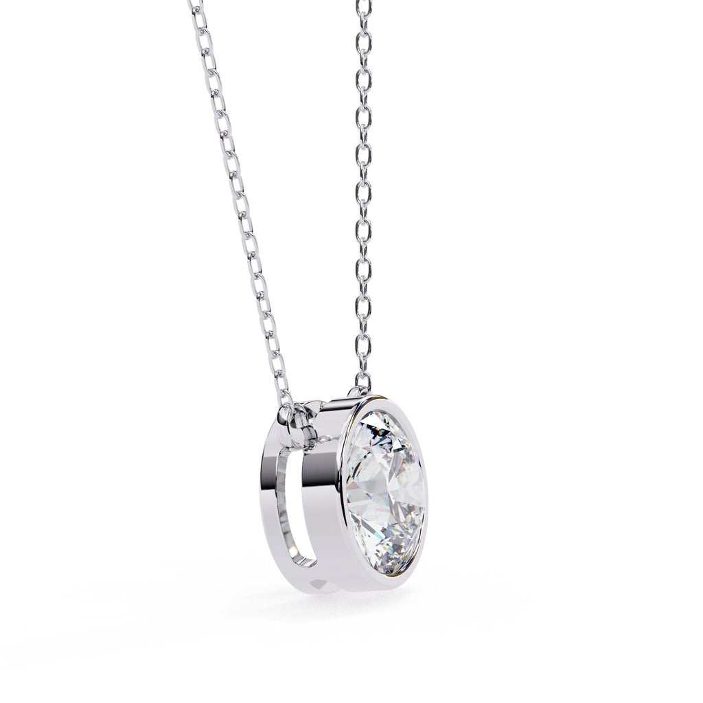 Timeless Round Bezel Pendant