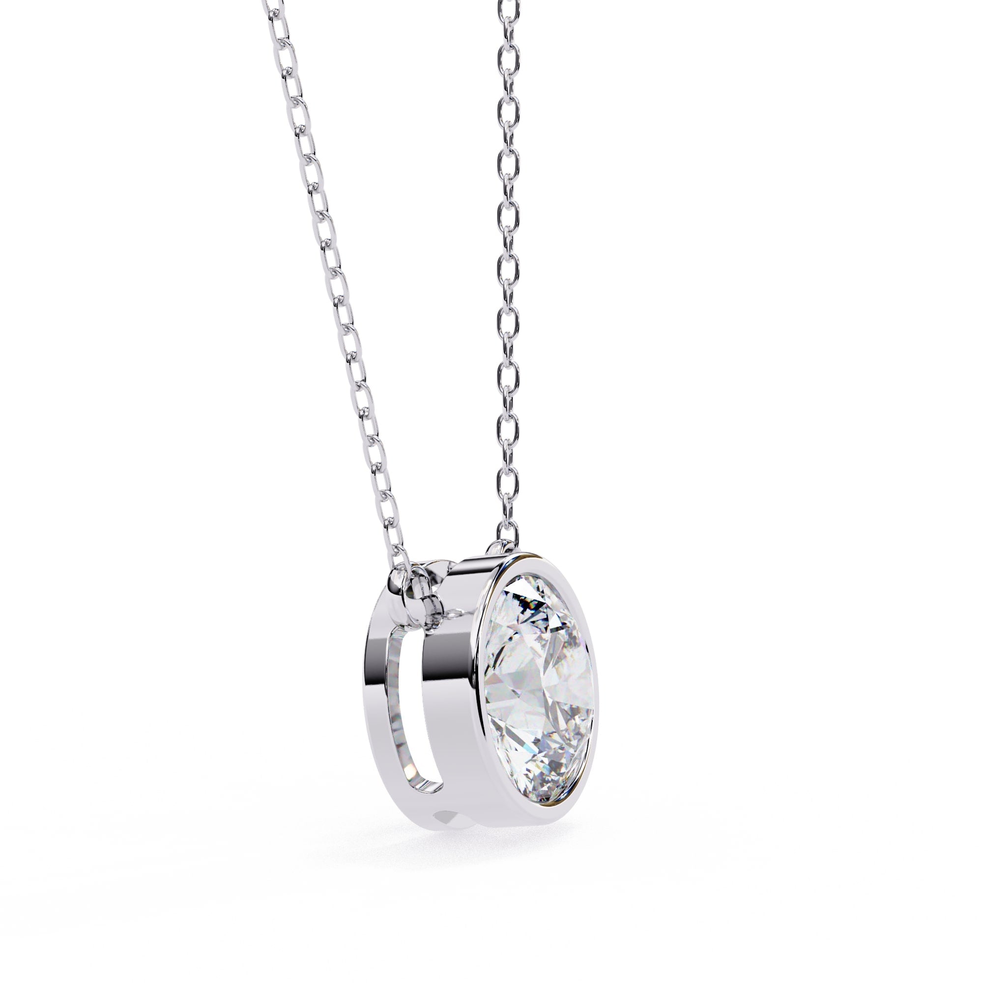 Timeless Round Bezel Pendant