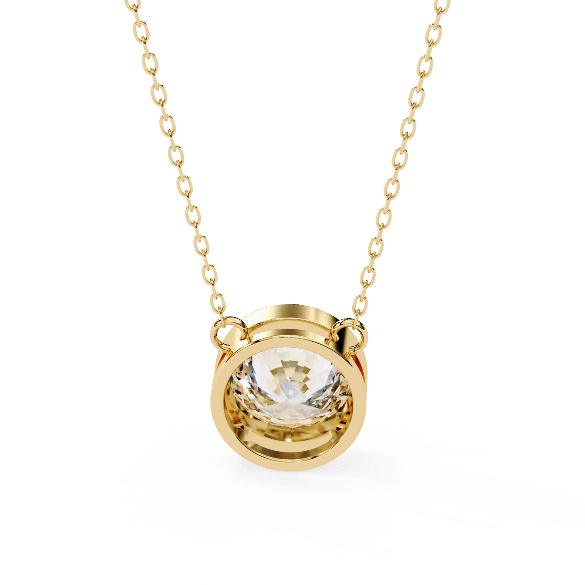 Timeless Round Bezel Pendant