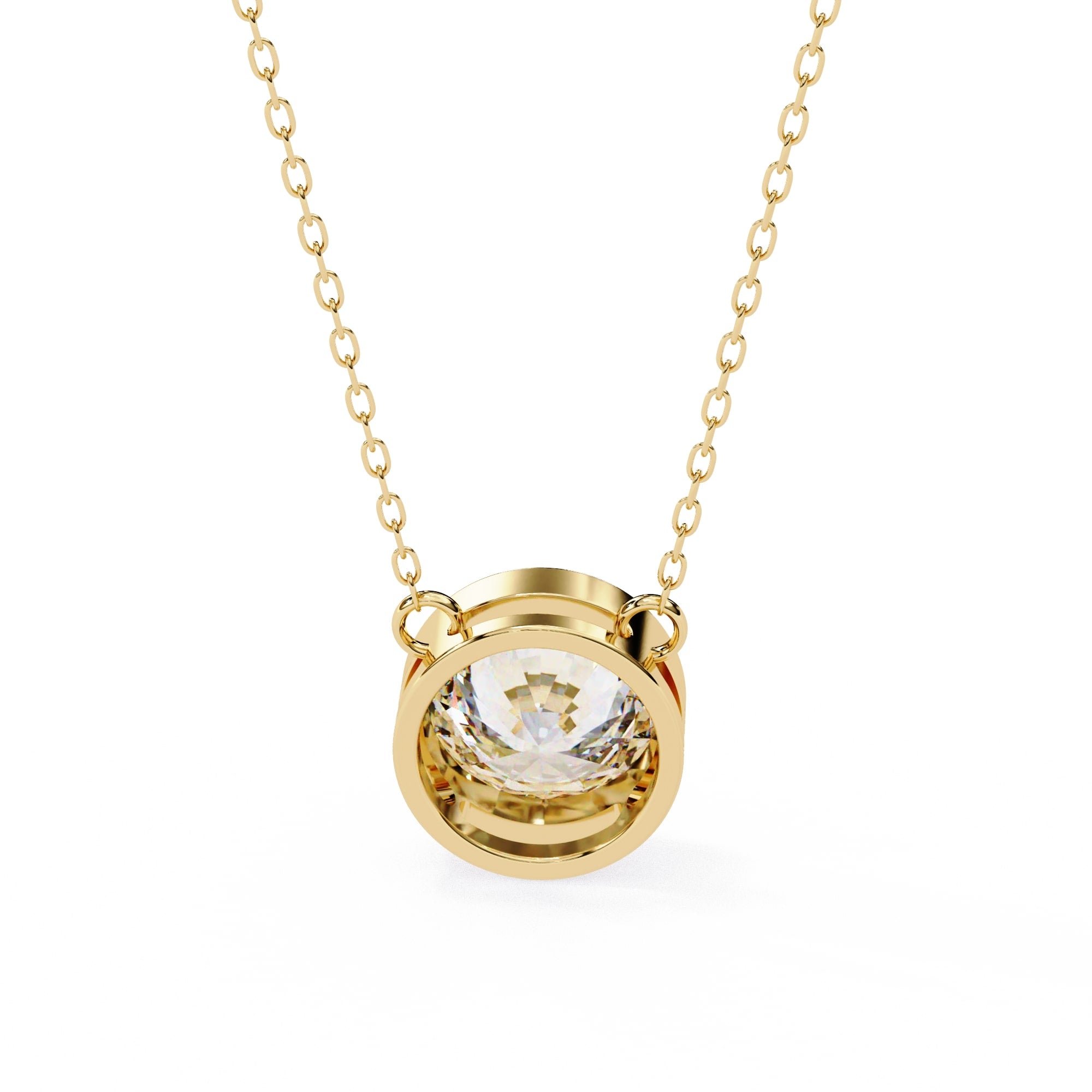 Timeless Round Bezel Pendant